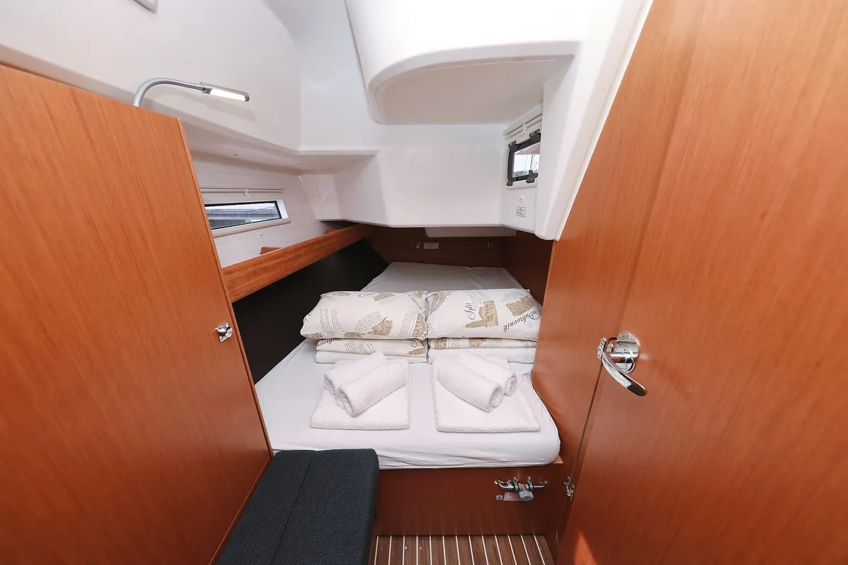 Spectrum, a Bavaria Cruiser 37 sailboat at Pirovac, Croatia