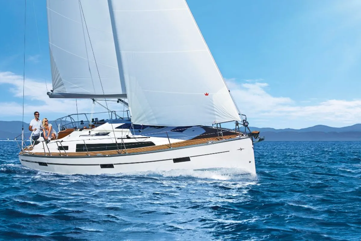 Spectrum, a Bavaria Cruiser 37 sailboat at Pirovac, Croatia