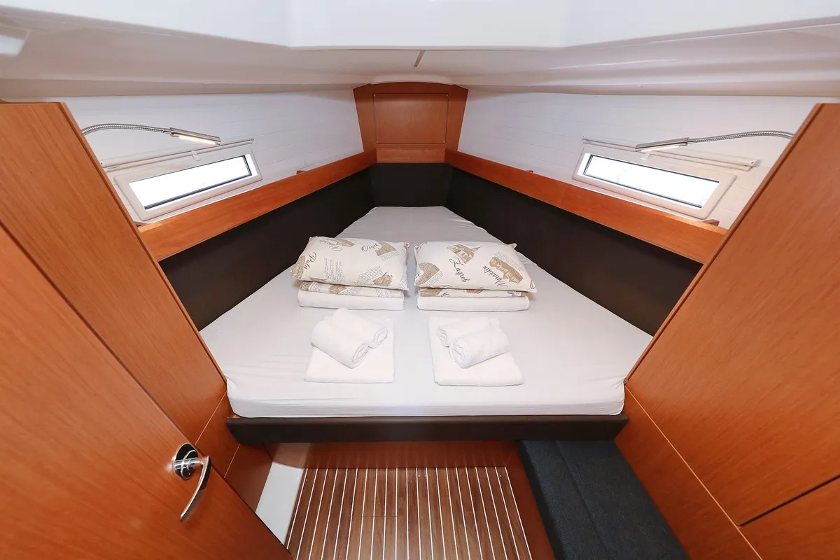 Spectrum, a Bavaria Cruiser 37 sailboat at Pirovac, Croatia