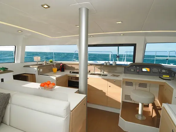 DOUBLE SIX, a Bali 4.1 catamaran at Kalkara, Malta