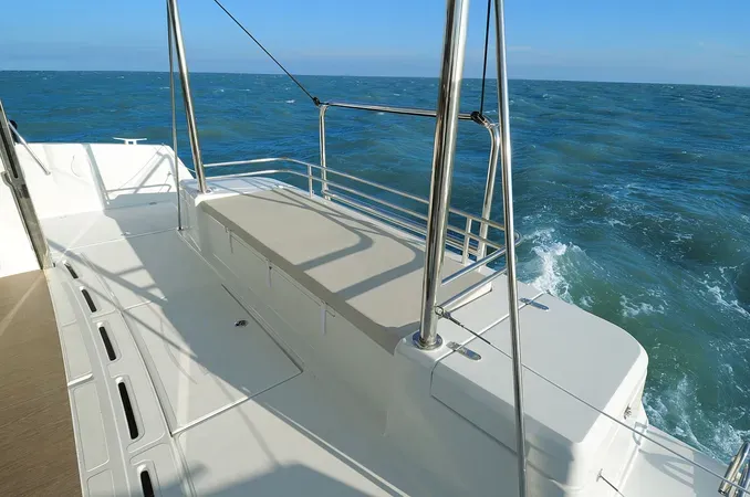 DOUBLE SIX, a Bali 4.1 catamaran at Kalkara, Malta