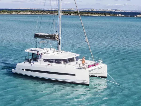 DOUBLE SIX, a Bali 4.1 catamaran at Kalkara, Malta