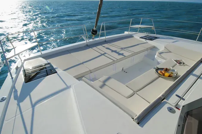 DOUBLE SIX, a Bali 4.1 catamaran at Kalkara, Malta