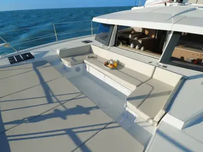 DOUBLE SIX, a Bali 4.1 catamaran at Kalkara, Malta