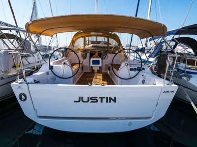 JustIn, a Dufour 382 GL sailboat at Grad Biograd na Moru, Croatia