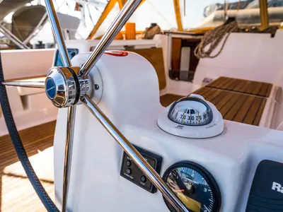 JustIn, a Dufour 382 GL sailboat at Grad Biograd na Moru, Croatia