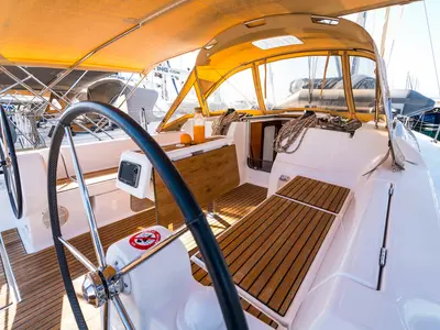 JustIn, a Dufour 382 GL sailboat at Grad Biograd na Moru, Croatia