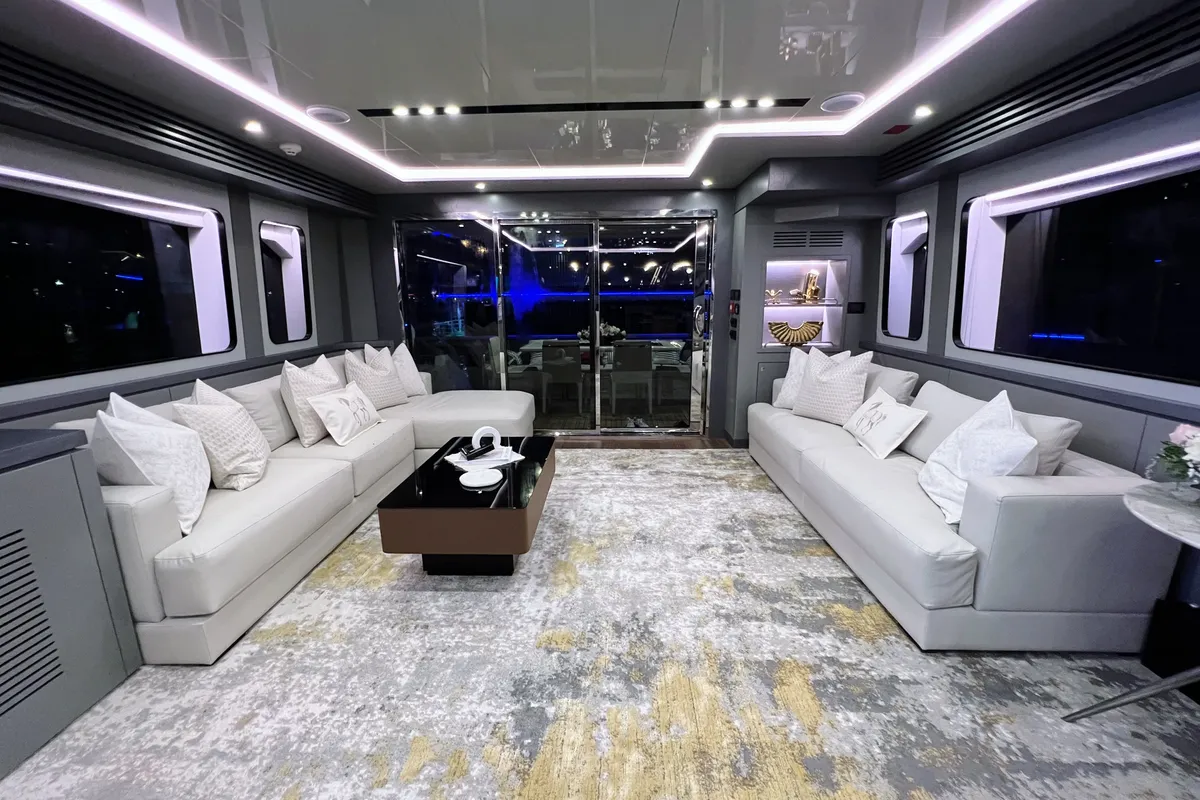X32, a Luxury Motor Yacht motor yacht at Dubai Harbour, United Arab Emirates