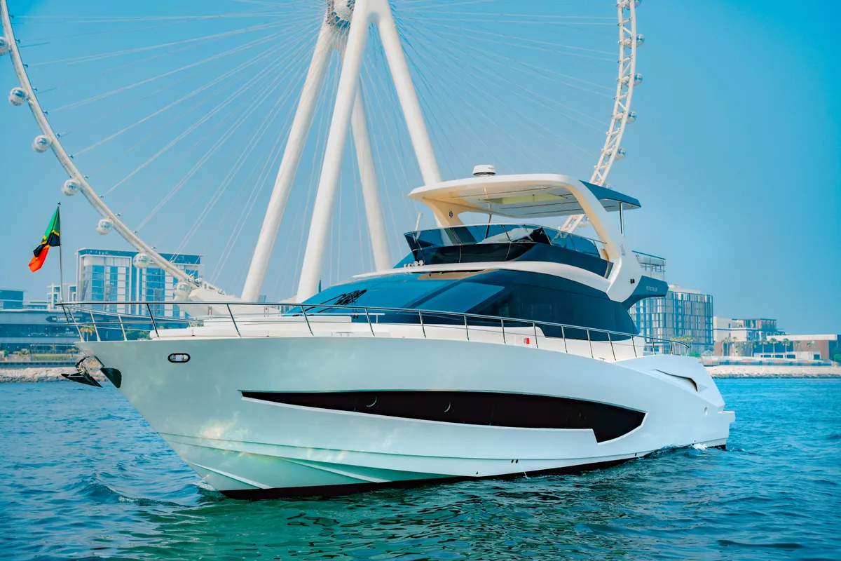 X32, a Luxury Motor Yacht motor yacht at Dubai Harbour, United Arab Emirates