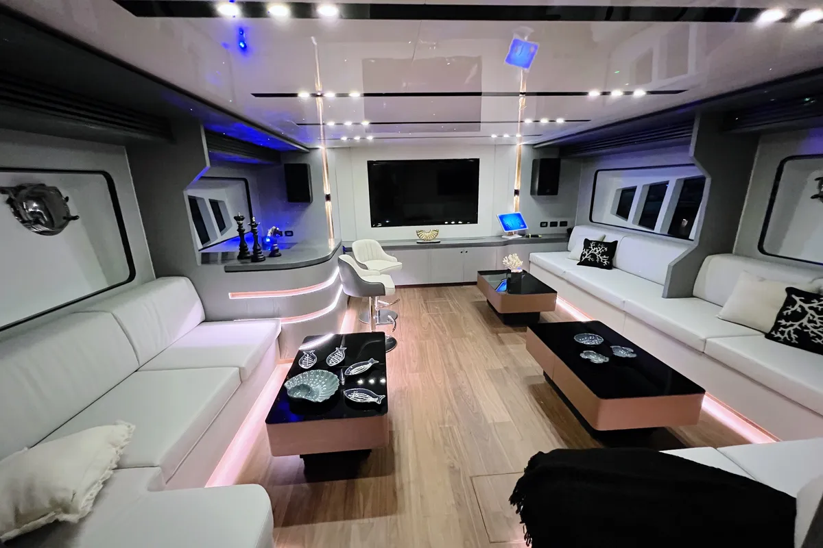 X32, a Luxury Motor Yacht motor yacht at Dubai Harbour, United Arab Emirates