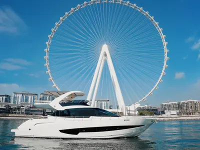 X32, a Luxury Motor Yacht motor yacht at Dubai Harbour, United Arab Emirates