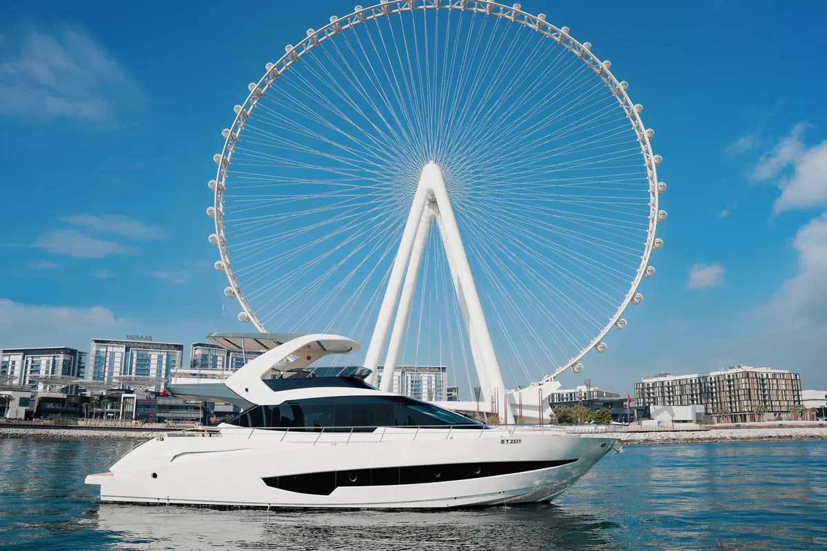 X32, a Luxury Motor Yacht motor yacht at Dubai Harbour, United Arab Emirates