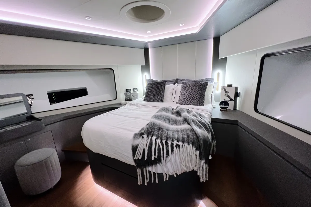 X32, a Luxury Motor Yacht motor yacht at Dubai Harbour, United Arab Emirates