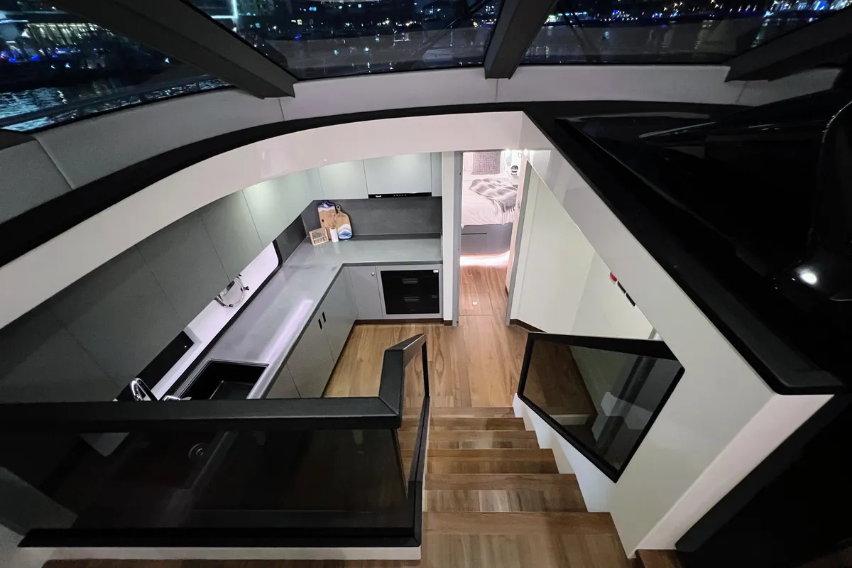 X32, a Luxury Motor Yacht motor yacht at Dubai Harbour, United Arab Emirates