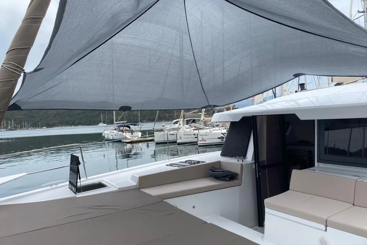 La Brise, a Bali 4.6 catamaran at Fethiye, Turkey