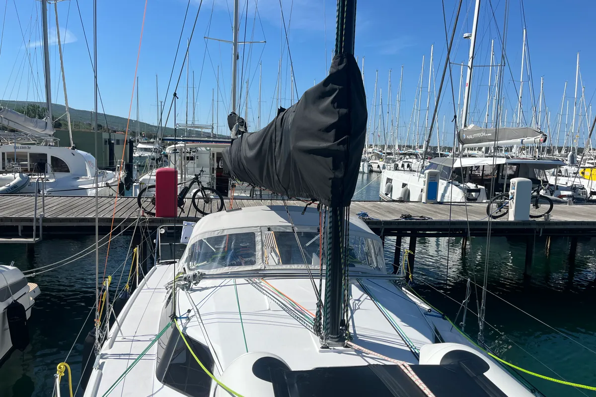 Sail La Vie, a Pogo 36 sailboat at Punat, Croatia