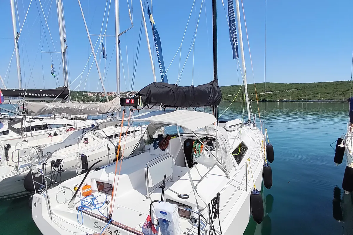 Sail La Vie, a Pogo 36 sailboat at Punat, Croatia