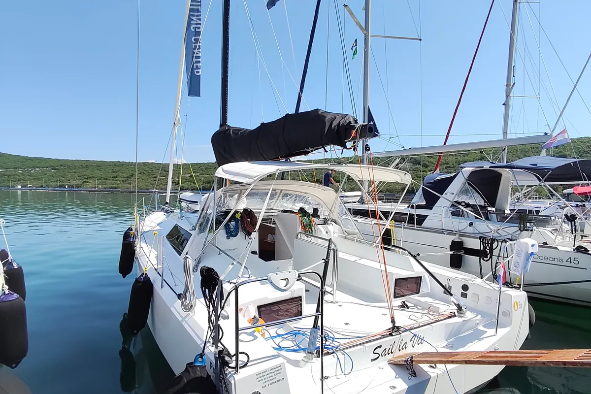 Sail La Vie, a Pogo 36 sailboat at Punat, Croatia