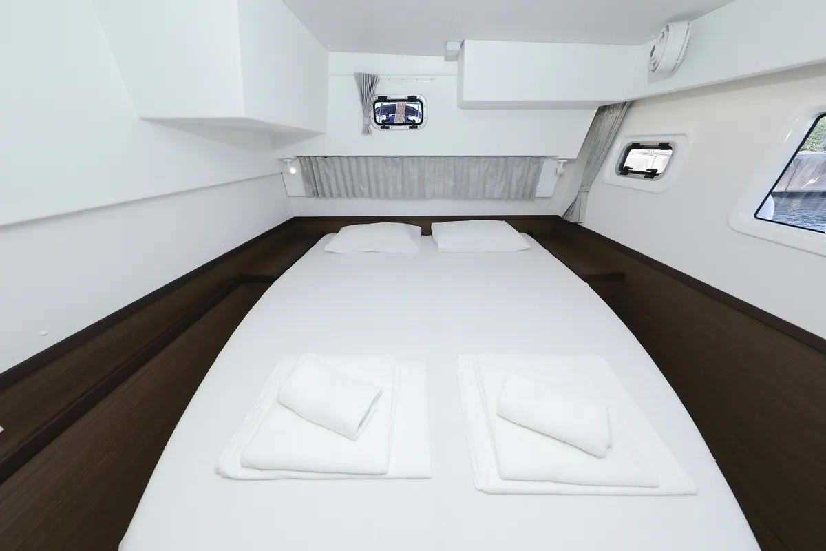 Cabin on REA, a Lagoon 42 catamaran at Općina Sukošan, Croatia