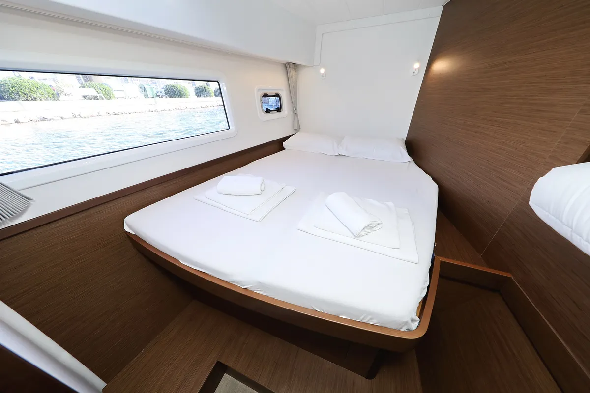 Cabin on REA, a Lagoon 42 catamaran at Općina Sukošan, Croatia