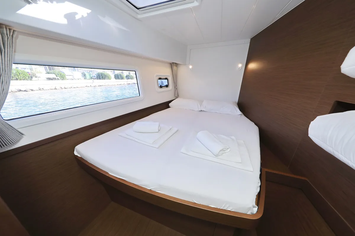 Cabin on REA, a Lagoon 42 catamaran at Općina Sukošan, Croatia