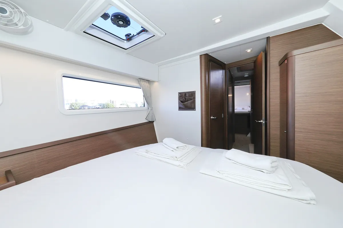 Cabin on REA, a Lagoon 42 catamaran at Općina Sukošan, Croatia