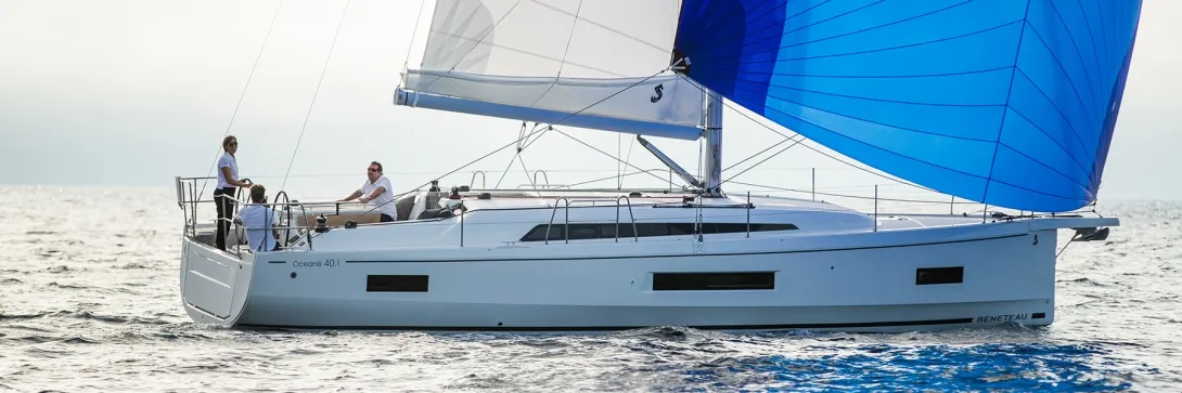 Bolero, a Beneteau Oceanis 40.1 sailboat at Općina Marina, Croatia