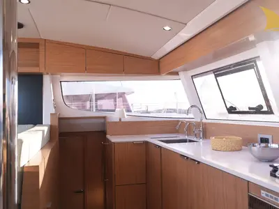 Galley of Asclepios, a Bali Catsmart - 4 cab. catamaran at Ajaccio, France