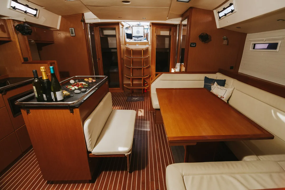 Lady Sunshine , a Bavaria 55 Cruiser sailboat at Adeje, Spain