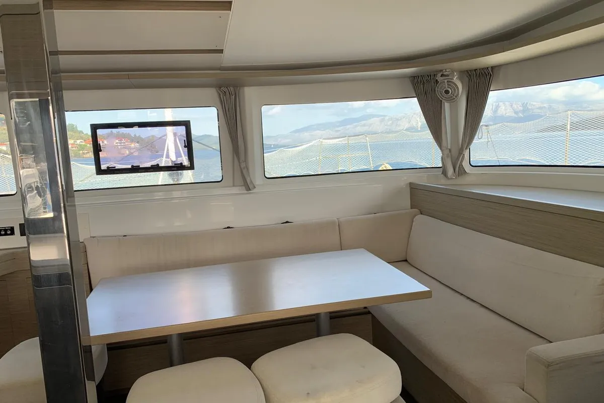 Cabin on My Naughty Spirit, a Lagoon 46 catamaran at Municipal Unit of Ellomenos, Greece