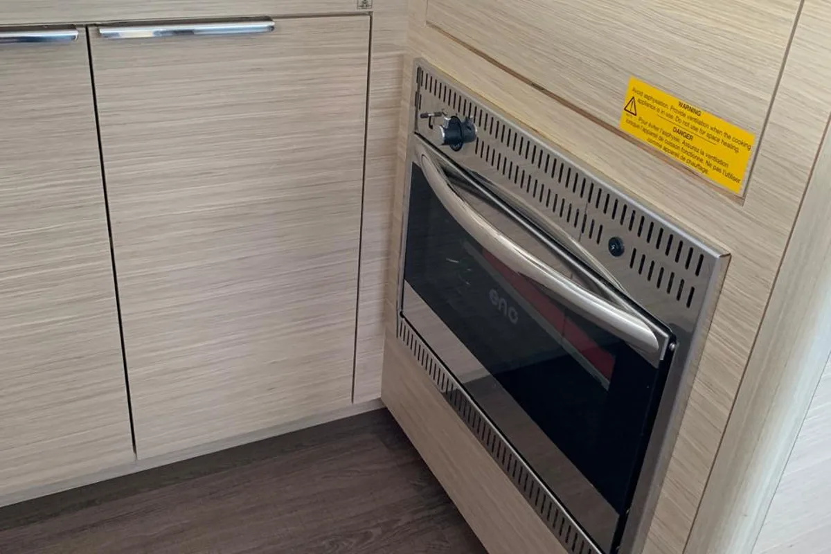 Galley of My Naughty Spirit, a Lagoon 46 catamaran at Municipal Unit of Ellomenos, Greece
