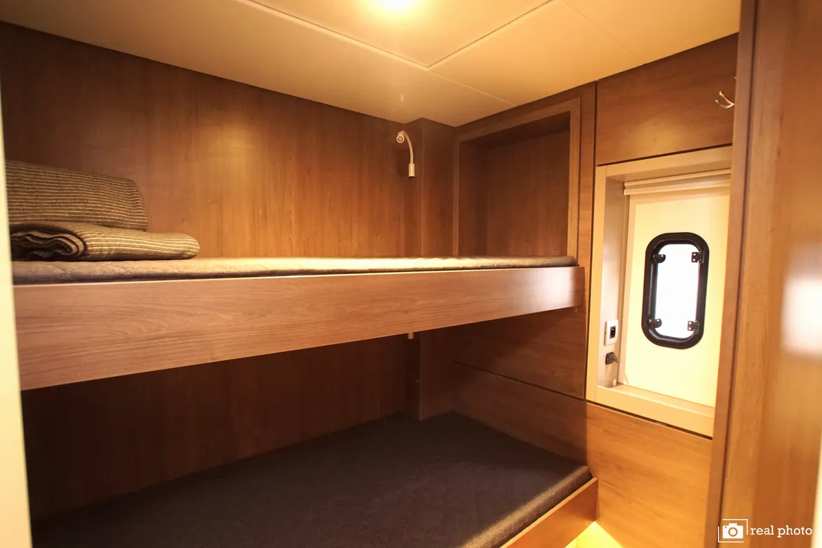 Cabin on Monia - A/C, Generator, Water maker, a Bali 4.6 catamaran at Castellammare di Stabia, Italy
