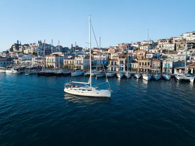 Sea Wonder II, a Bavaria Cruiser 46 sailboat at Kontokali, Greece