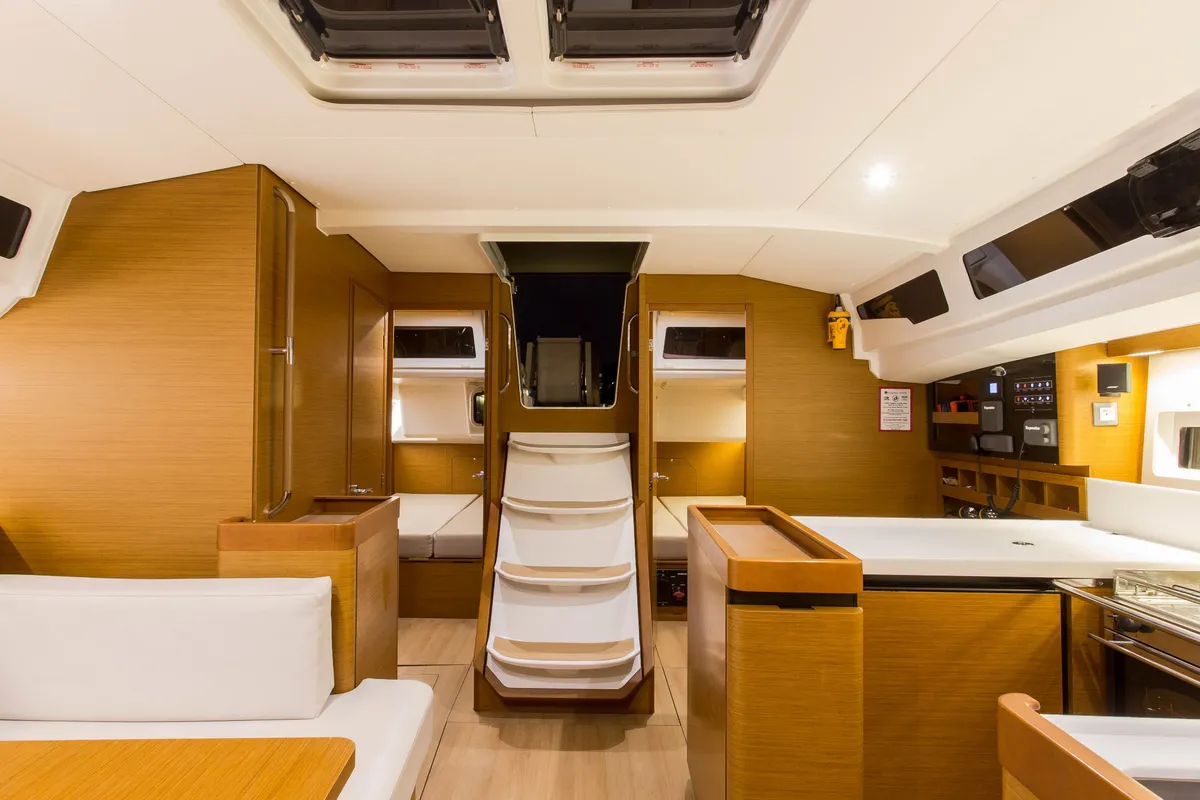 Deep Water, a Jeanneau Sun Odyssey 440 sailboat at Athens, Greece