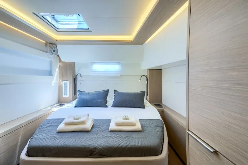 Cabin on ADRION, a Lagoon 46 catamaran at Grad Kaštela, Croatia
