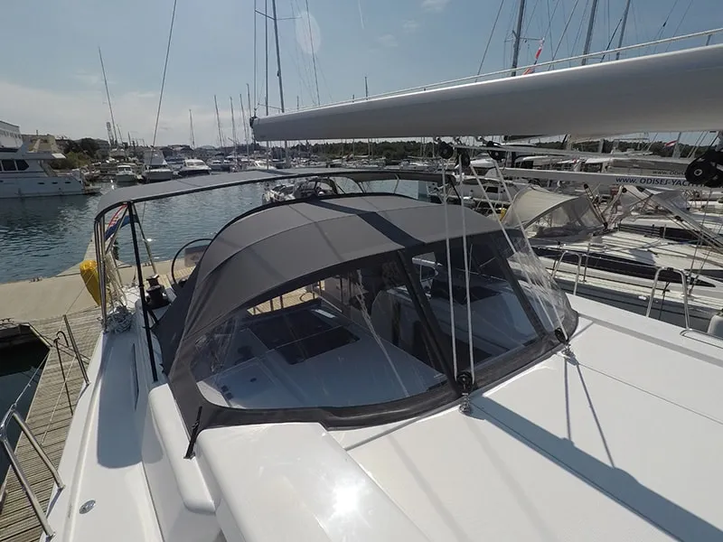 Alian, a Hanse 508 sailboat at Grad Šibenik, Croatia