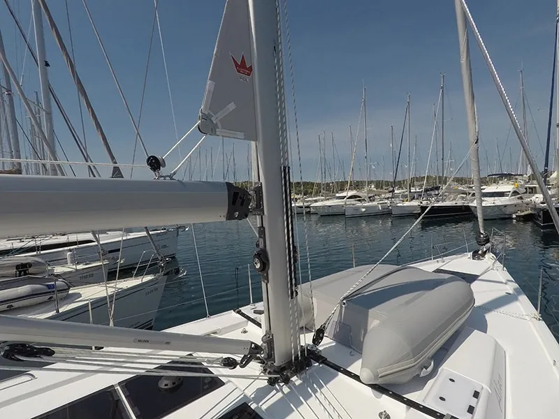 Alian, a Hanse 508 sailboat at Grad Šibenik, Croatia