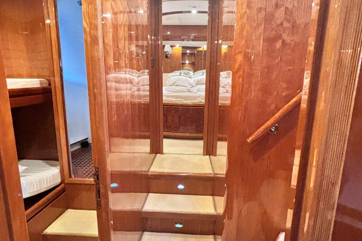 Cabin on Premier Cru, a Monte Fino Premier Cru motor yacht at Grad Kaštela, Croatia