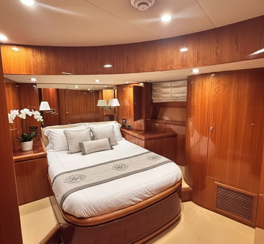 Cabin on Premier Cru, a Monte Fino Premier Cru motor yacht at Grad Kaštela, Croatia