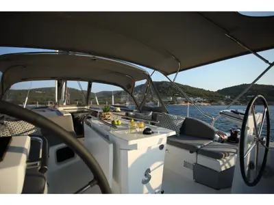 Premium +, a Beneteau Oceanis 51.1 sailboat at Athens, Greece