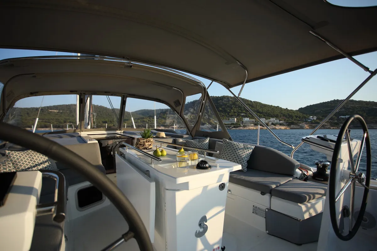 Premium +, a Beneteau Oceanis 51.1 sailboat at Athens, Greece