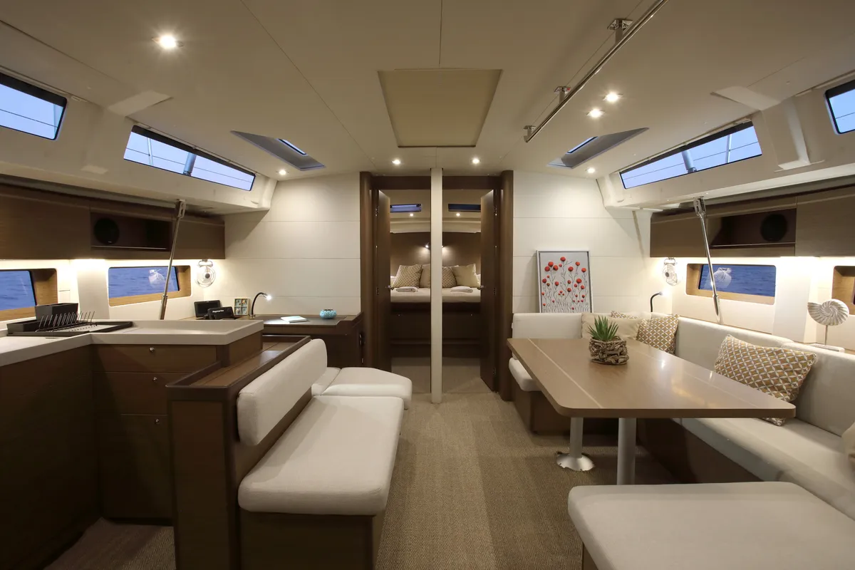 Premium +, a Beneteau Oceanis 51.1 sailboat at Athens, Greece