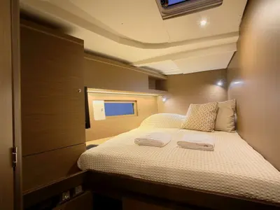 Cabin on Premium +, a Beneteau Oceanis 51.1 sailboat at Athens, Greece