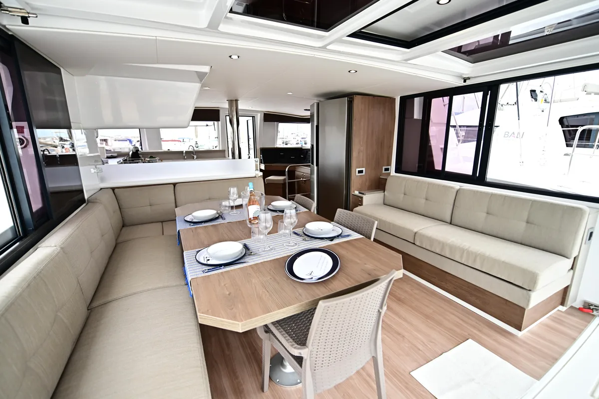 Archè, a Bali 4.4 catamaran at Salerno, Italy