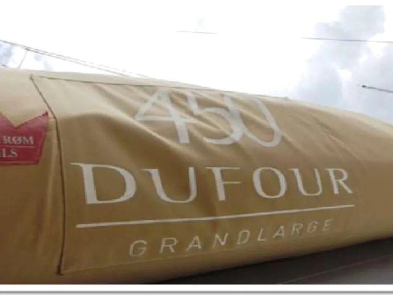 Oscar Time, a Dufour 450 Grand Large sailboat at Kalkara, Malta
