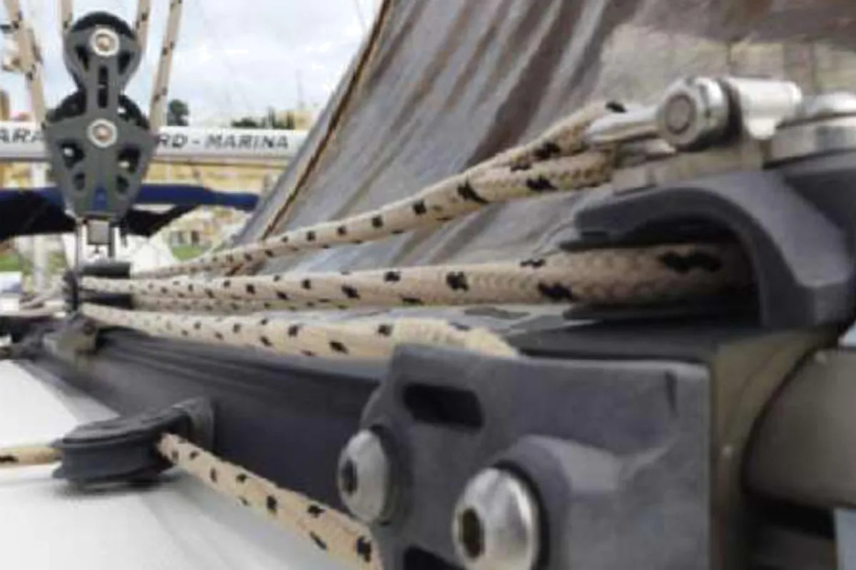 Oscar Time, a Dufour 450 Grand Large sailboat at Kalkara, Malta