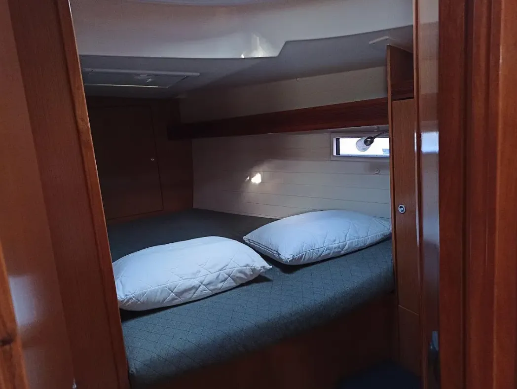 Cabin on Saffron, a Bavaria Cruiser 45 sailboat at Municipal Unit of Lefkada, Greece