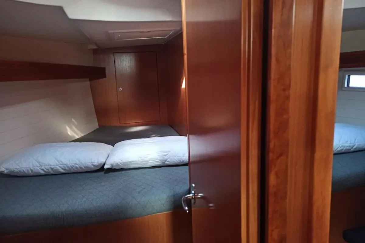 Saffron, a Bavaria Cruiser 45 sailboat at Municipal Unit of Lefkada, Greece