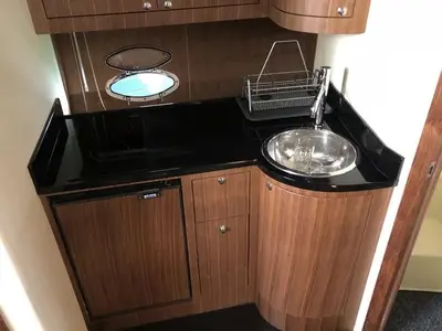 Galley of Andrea, a Grginić jahte Mirakul 40 motor yacht at Grad Biograd na Moru, Croatia