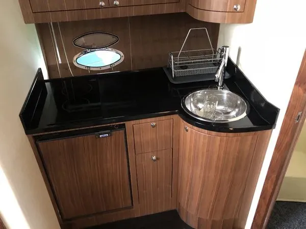 Galley of Andrea, a Grginić jahte Mirakul 40 motor yacht at Grad Biograd na Moru, Croatia